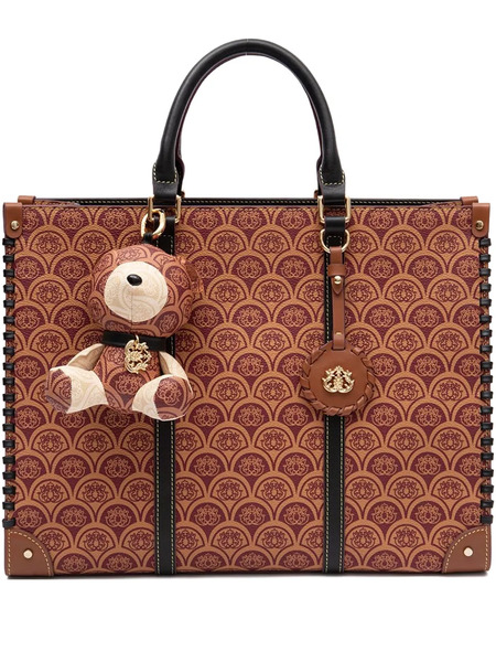  Isla Leather Tote Bag - Brown 