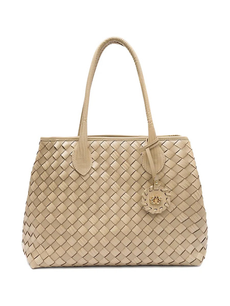  Isla Leather Tote Bag - Neutrals 