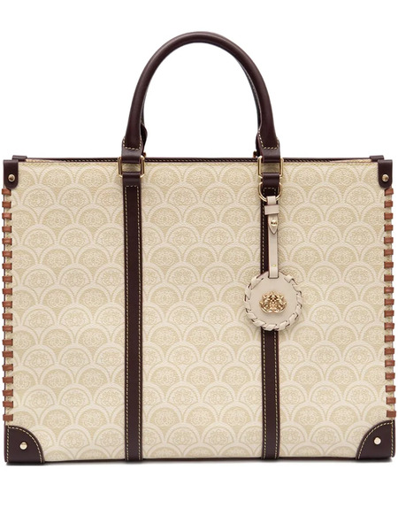  Isla Monogram Tote Bag - Neutrals 
