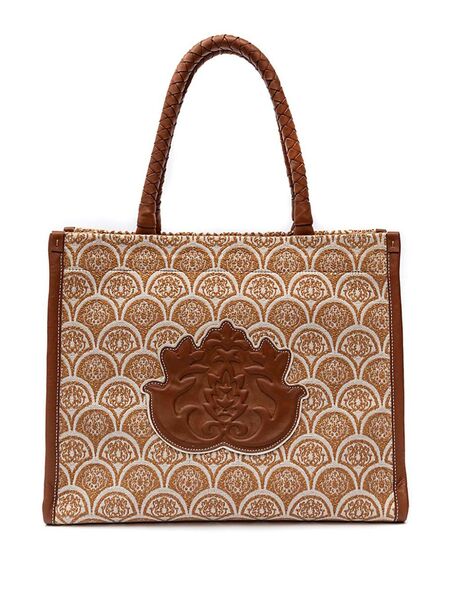  Isla Sirena Jacquard-print Shoulder Bag - Neutrals 