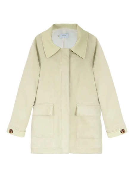  Isolda Deserto Collared Pocket Parka - White 
