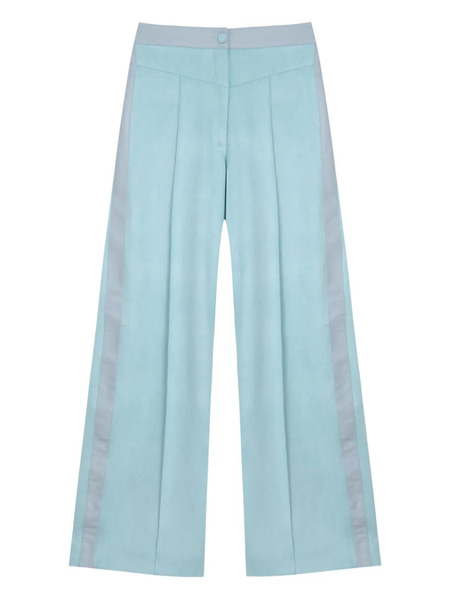  Isolda São Pedro Side-stripe Trousers - Blue 