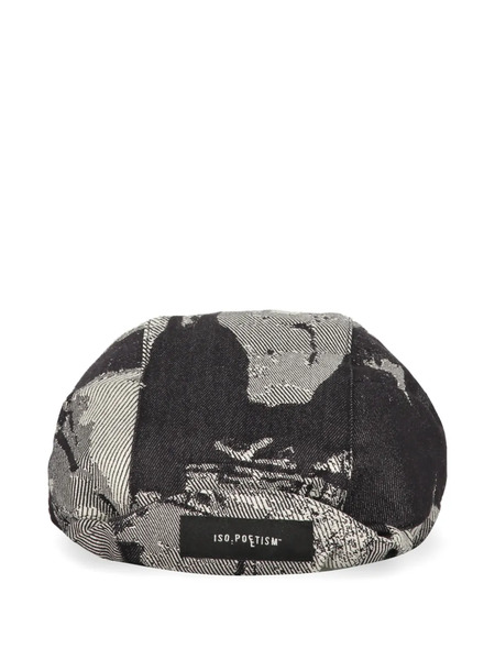  Iso.poetism Abstract-print Hat - White 