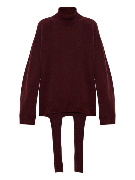  Issey Miyake Backpack Turtleneck Sweater - Brown 