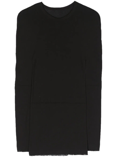  Issey Miyake Fringed Fine-knit Top - Brown 