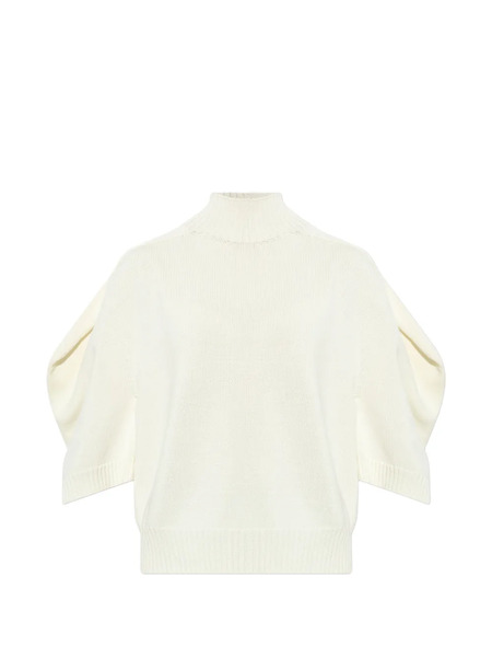  Issey Miyake Puff-sleeve Sweater - Neutrals 