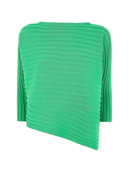  Issey Miyake Ribbed Top - Green 