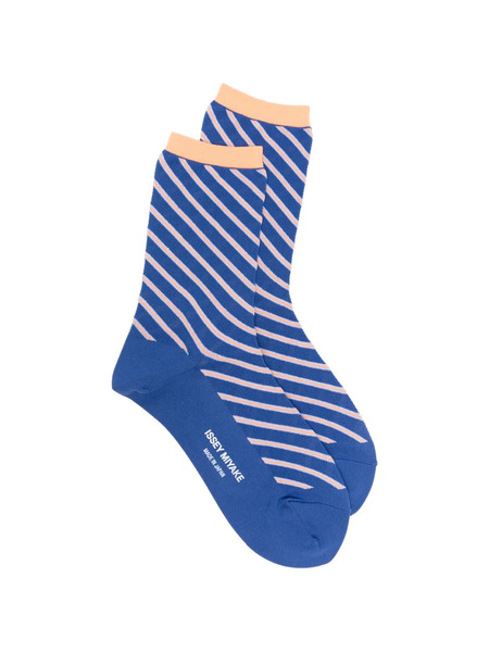  Issey Miyake Striped Socks - Blue 