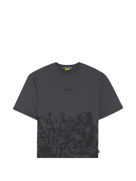  Iuter Battle Reverse Stitch T-shirt - Grey 