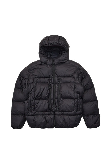 Iuter Hooded Zip Padded Jacket - Black 