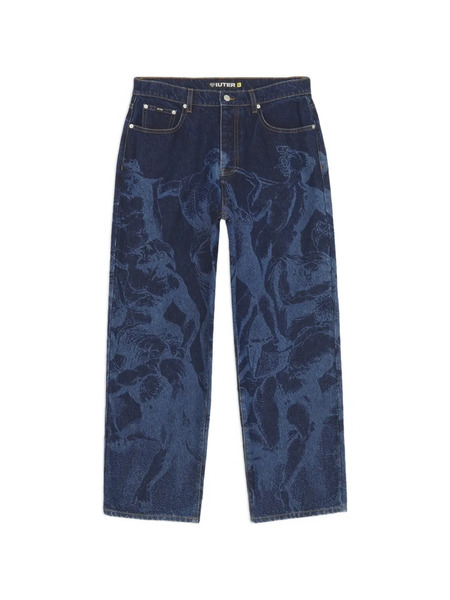  Iuter Laser Baggy Jeans - Blue 