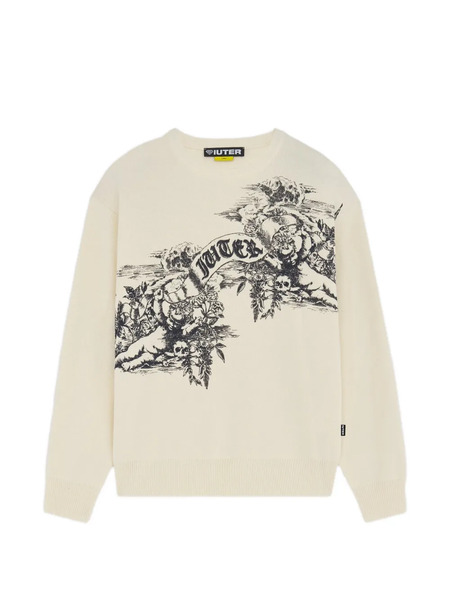  Iuter Paradise Print Jumper - Neutrals 