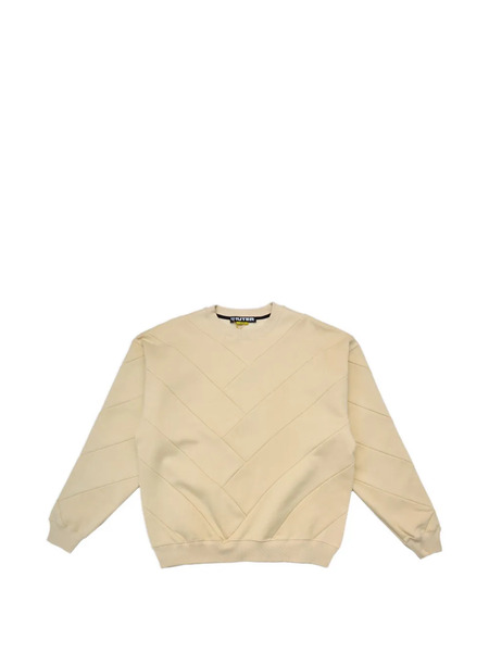  Iuter Striped Crew-neck Sweatshirt - Neutrals 