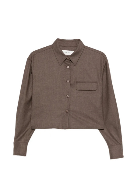  Ivory Paris Brown Cropped Jacket 
