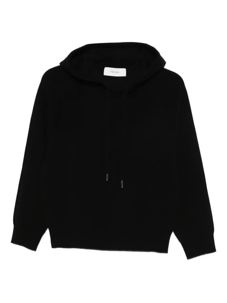  Ivory Paris Hooded Sweater - Black 