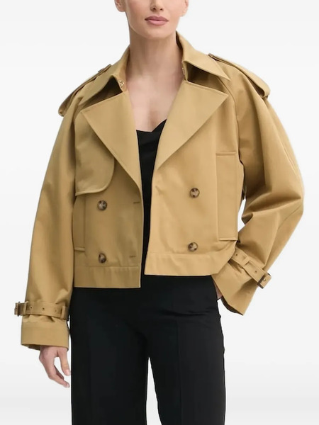  Ivy Oak Double-breasted Cotton Jacket - Neutrals 