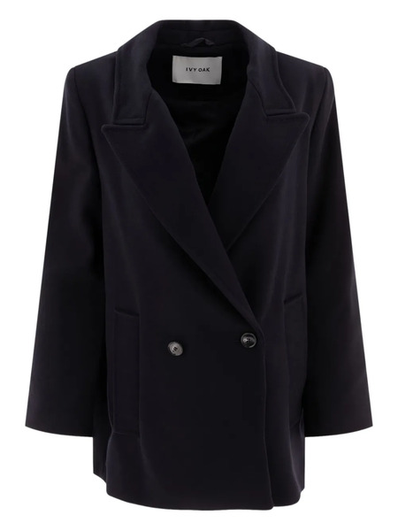  Ivy Oak Jenna Double-breasted Wool Jacket - Blue 
