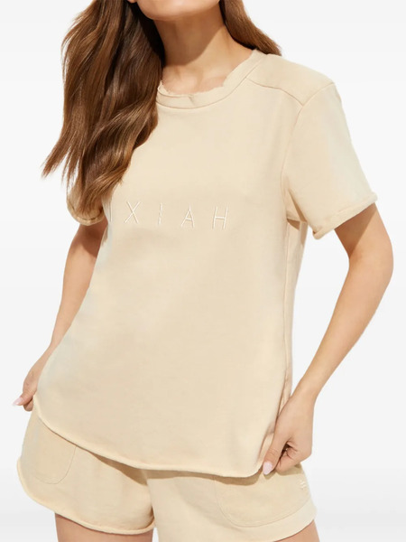  Ixiah Signature 2021 Embroidered T-shirt - Neutrals 