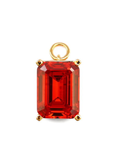  Izabel Display Embelished-stone Pendant Earrings - Gold 