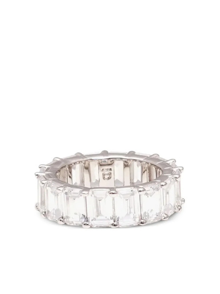  Izabel Display Emerald-cut Zirconia Ring - Silver 