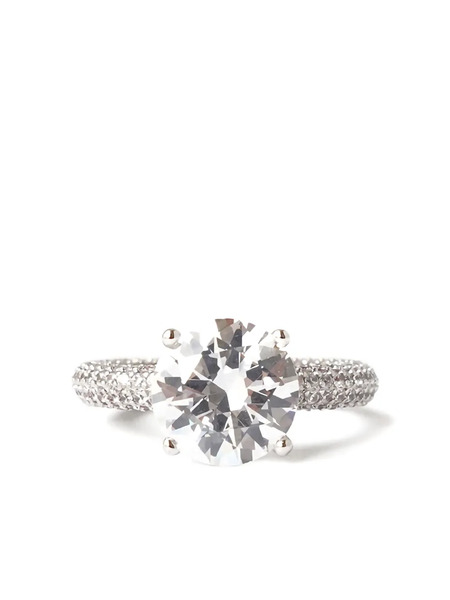  Izabel Display Mega Circle Chunky Ring - Silver 