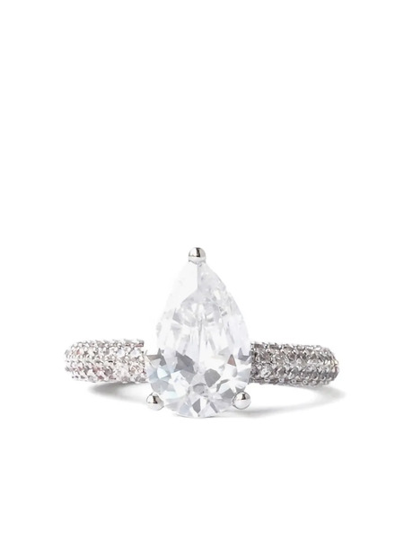  Izabel Display Mega Drop Pavé Ring - Gold 
