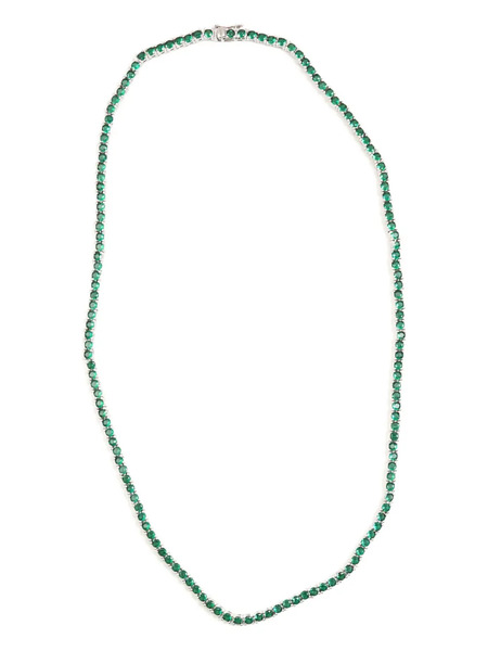  Izabel Display Tennis Necklace - Green 