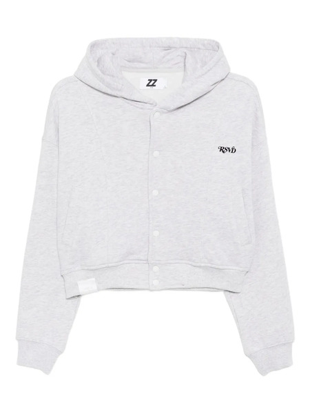  Izzue Button-up Bomber Jacket - Grey 