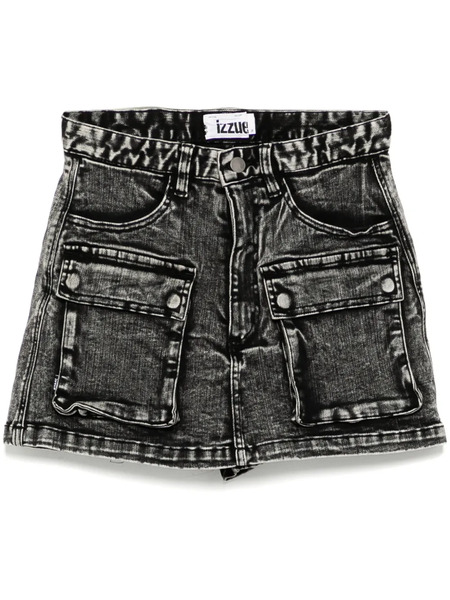  Izzue Denim Skort - Black 