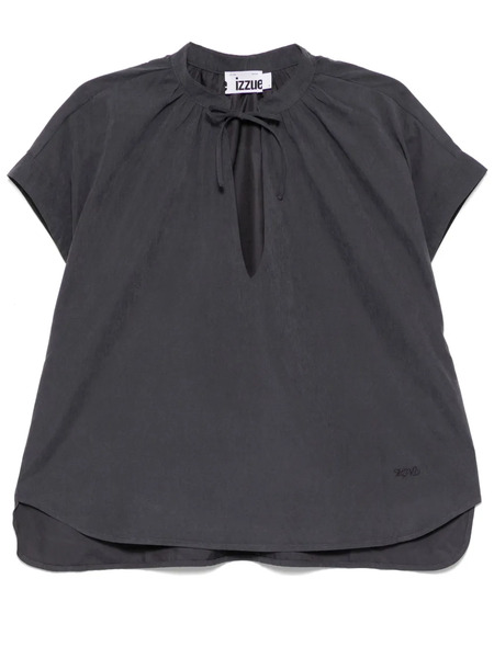  Izzue Embroidered Blouse - Grey 