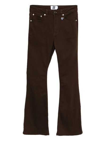  Izzue Heart Patch Jeans - Brown 