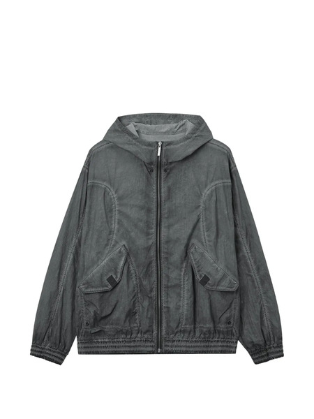  Izzue Hooded Pocket Jacket - Grey 