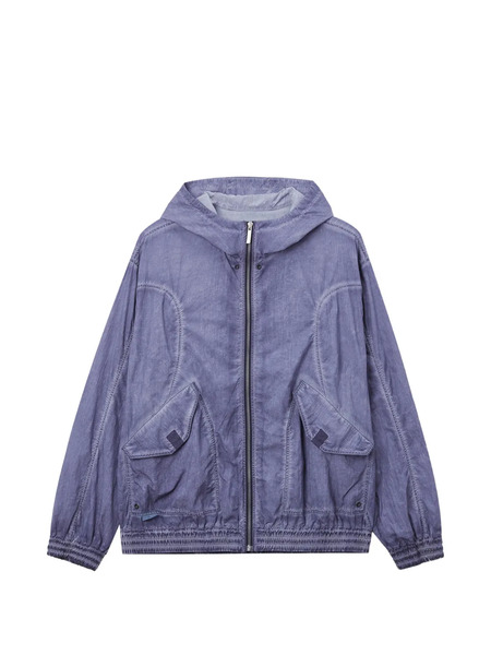  Izzue Hooded Zipped Jacket - Purple 