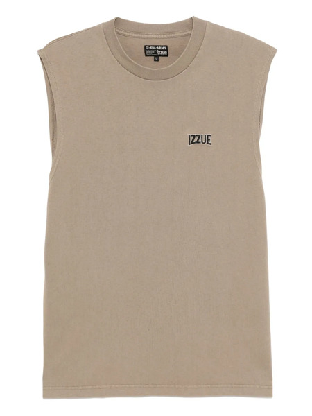  Izzue Logo-embroidered Vest - Neutrals 