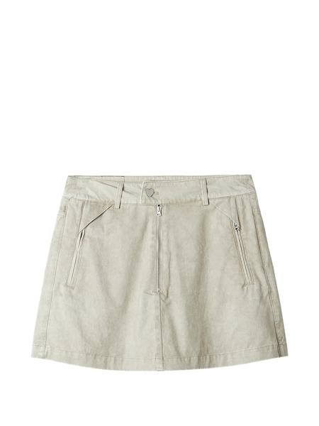  Izzue Logo-patch Shorts - Neutrals 