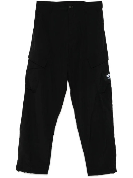  Izzue Logo-patch Trousers - Black 