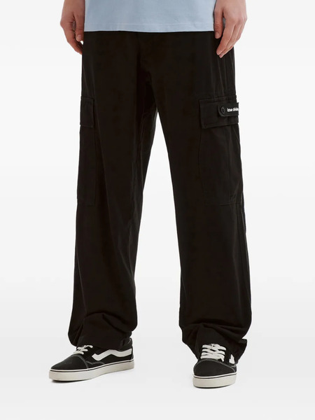  Izzue Logo-patch Trousers - Black 