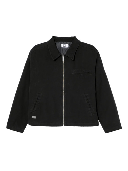  Izzue Logo-plaque Jacket - Black 