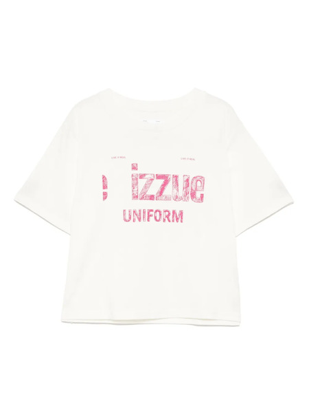  Izzue Logo-print T-shirt - Neutrals 
