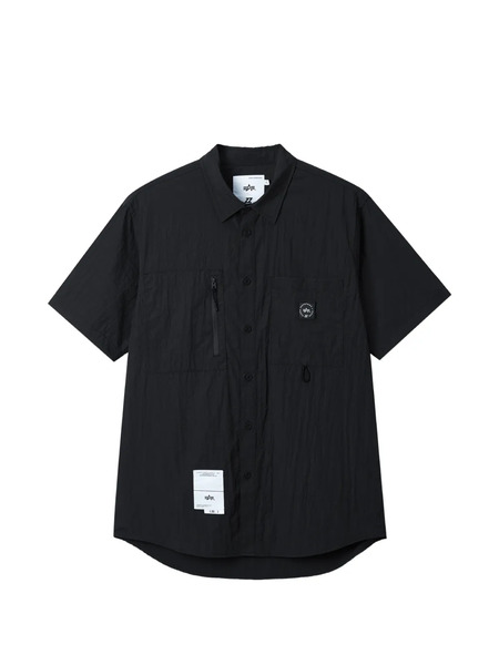  Izzue Patch Pocket Shirt - Black 