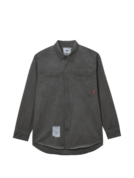  Izzue Patch-pocket Shirt - Grey 