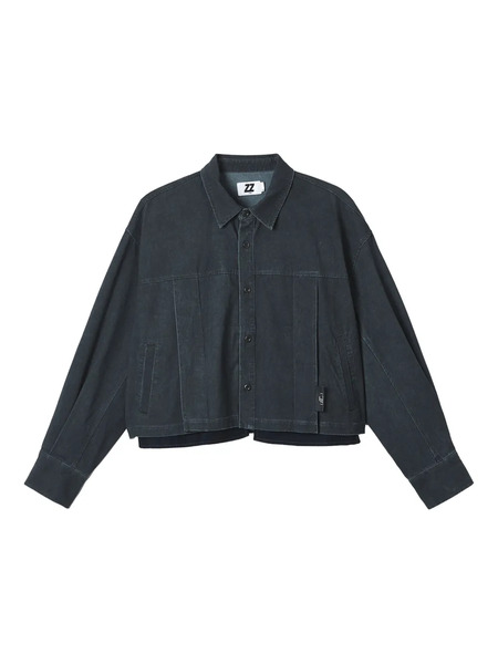  Izzue Pleated-panel Shirt - Black 