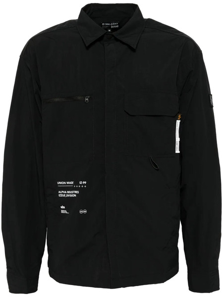  Izzue Utility Shirt Jacket - Black 