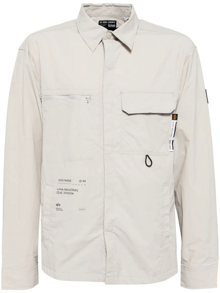  Izzue Utility Shirt Jacket - Grey 