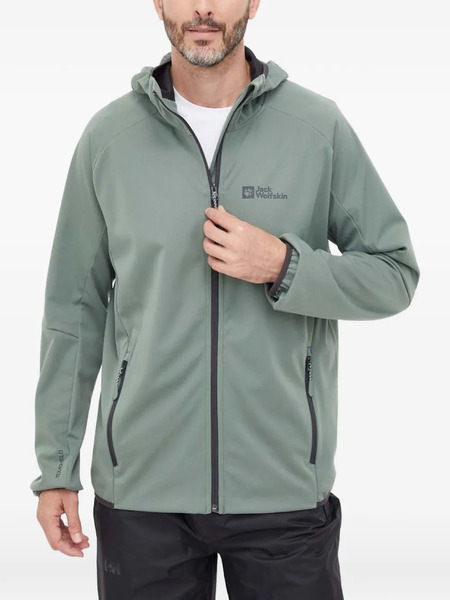  Jack Wolfskin Bornberg Hoody Outdoor Jacket - Green 