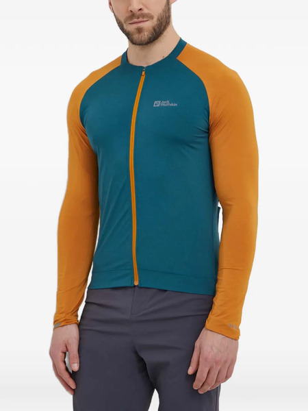  Jack Wolfskin Gravex Long-sleeved Zip Sweatshirt - Blue 