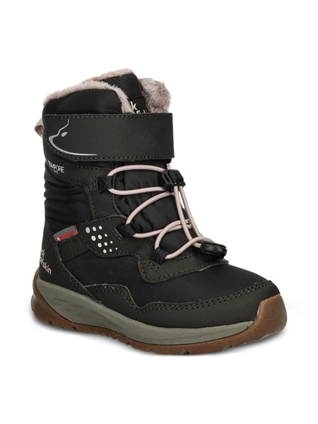  Jack Wolfskin Polar Bear Texapore High Drawstring Boots - Brown 