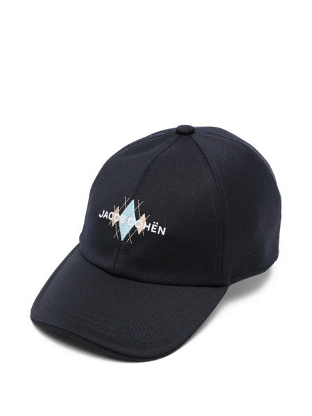  Jacob Cohën Argyle Baseball Cap - Blue 