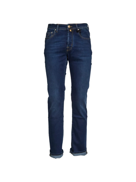  Jacob Cohën Bard Patterned Insert Jeans - Blue 