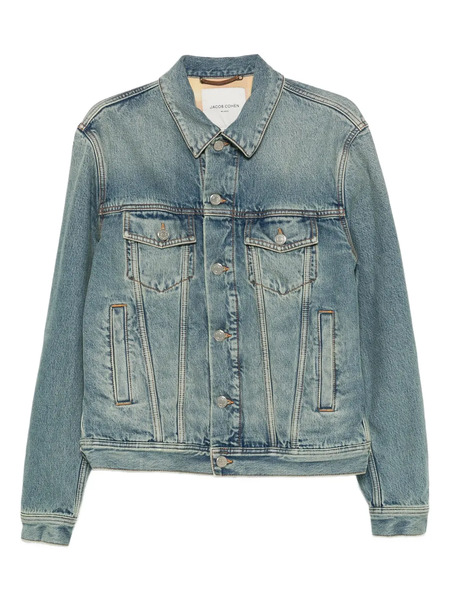  Jacob Cohën Buttoned Denim Jacket - Blue 